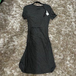 T Tahari Heather Grey Viscose Dress - Size S
